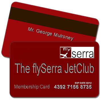 Jet Club Membership Card flySerra