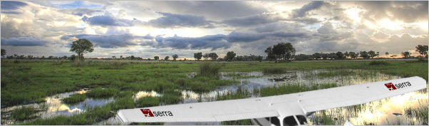 Fly with flySerra to the Okavango Delta on a bush air charter flight. Book today and discover Africa!